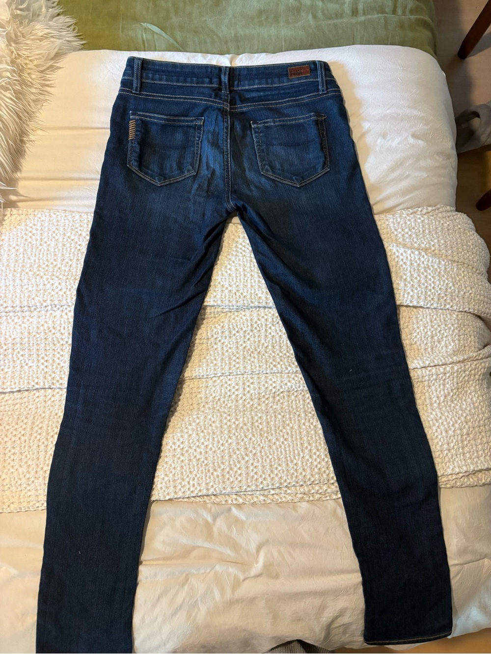 Paige Women’s Dark Indigo Skinny Jeans